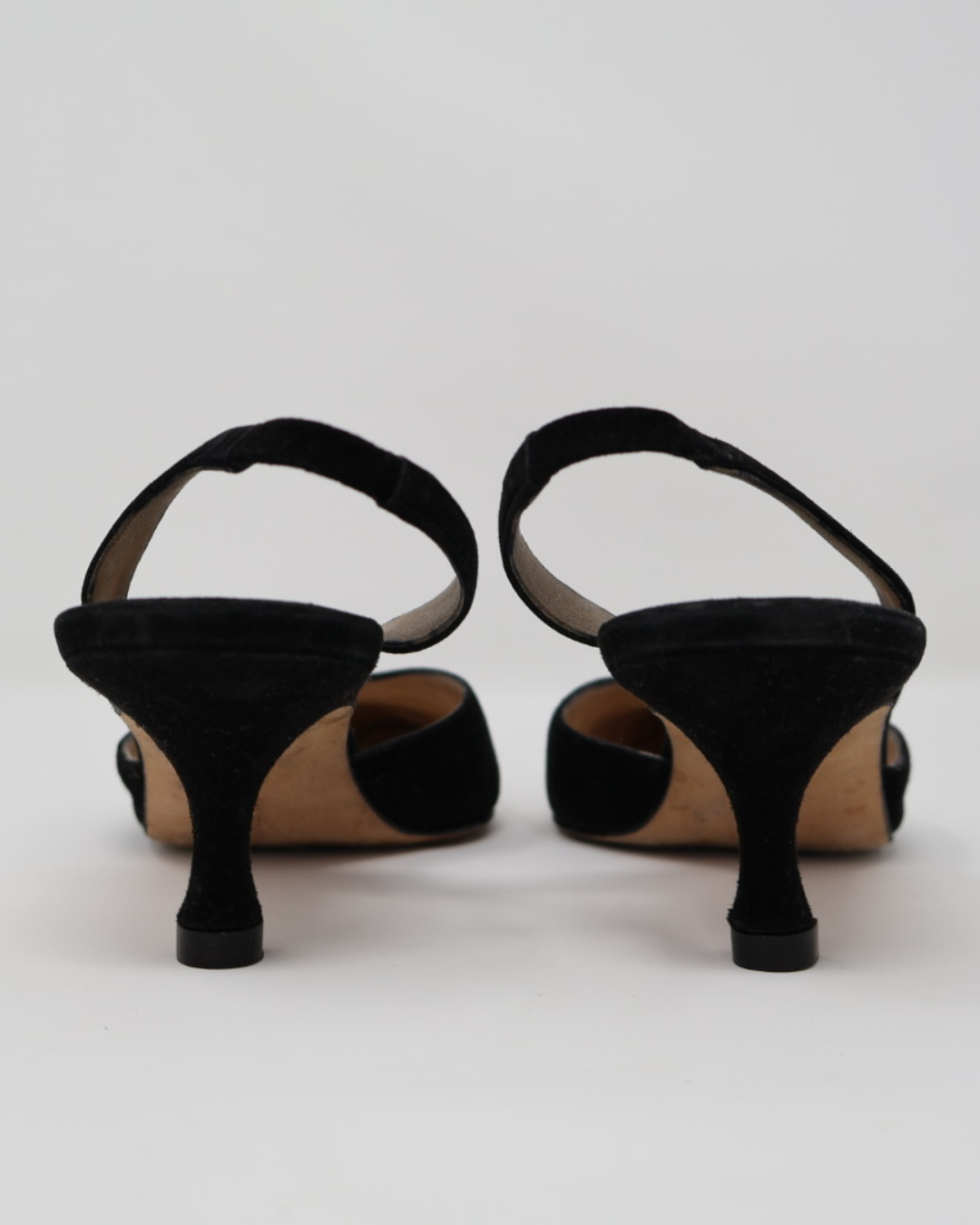 Manolo Blahnik Suede Kitten Heels